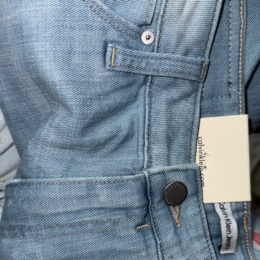 Calvin Klein Blue Boyfriend Jeans Relaxed Fit - Picture 5 of 5